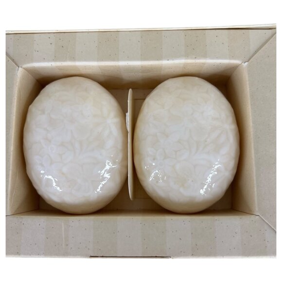 Longaberger 2001 Vintage Mothers Day Blossom Soap Set Floral Design Original Box - Picture 3 of 11